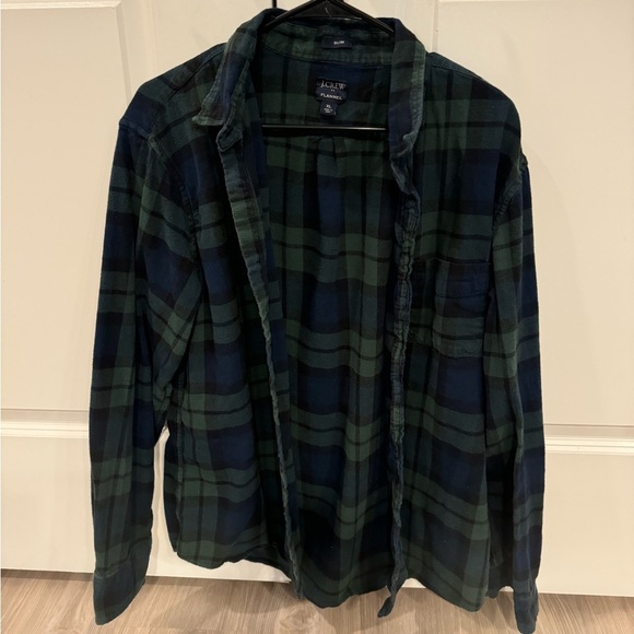 J crew slim flannel - Picture 1 of 3